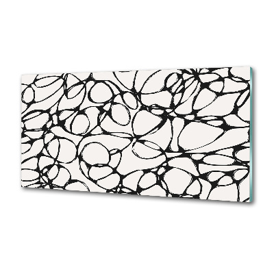 Küchen wandpaneel Chaotische Kreise