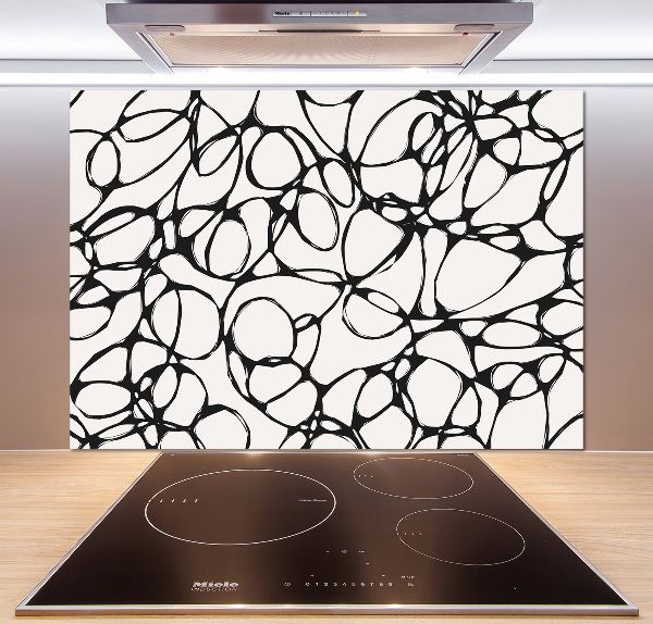 Küchen wandpaneel Chaotische Kreise