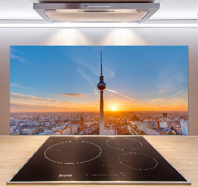 Glasrückwand für die küche Fernsehturm