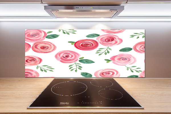 Küchen wandpaneel Rosen