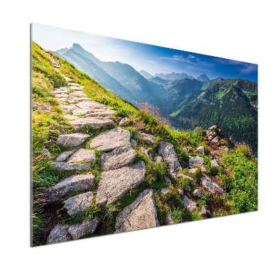 Küchen wandpaneel Sonnenaufgang in den Tatra-Bergen