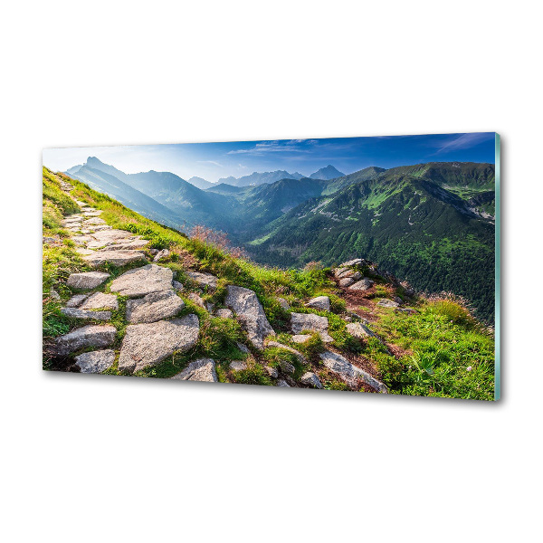 Küchen wandpaneel Sonnenaufgang in den Tatra-Bergen