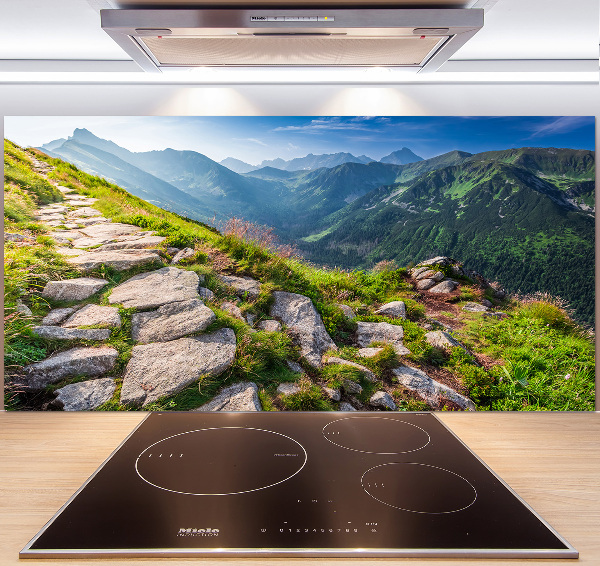 Küchen wandpaneel Sonnenaufgang in den Tatra-Bergen