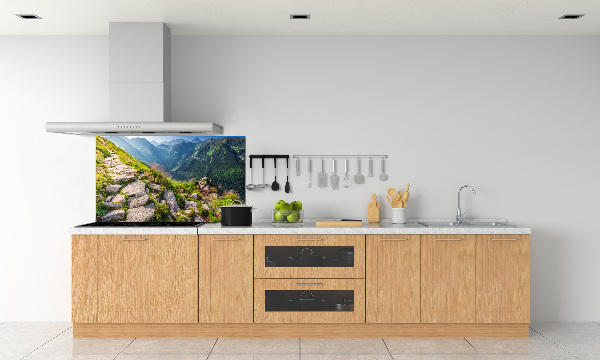 Küchen wandpaneel Sonnenaufgang in den Tatra-Bergen