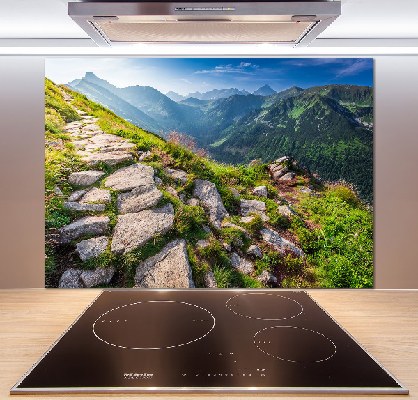 Küchen wandpaneel Sonnenaufgang in den Tatra-Bergen