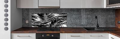 Küchen wandpaneel Palmenblätter