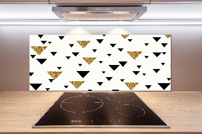 Platte für Küchenrückwand Dreieckshintergrund