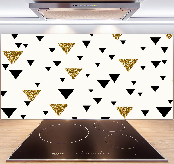 Platte für Küchenrückwand Dreieckshintergrund