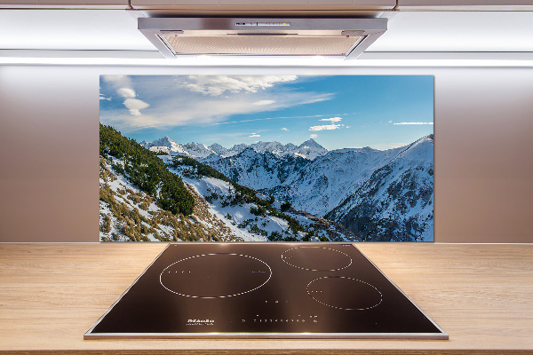 Platte für Küchenrückwand Die Krone der Tatra-Berge