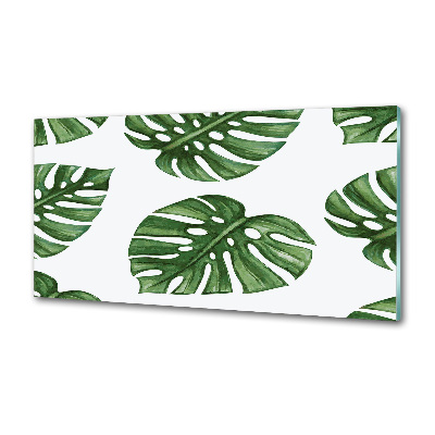 Platte für Küchenrückwand Monstera