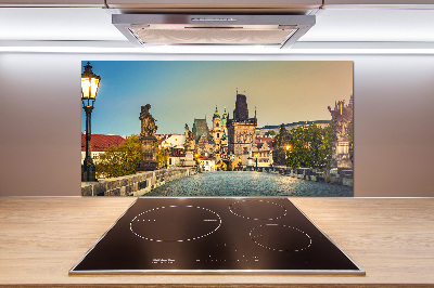 Küchen wandpaneel Prager Brücke, Tschechische Republik