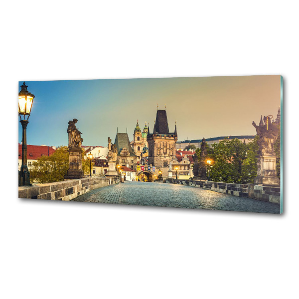 Küchen wandpaneel Prager Brücke, Tschechische Republik