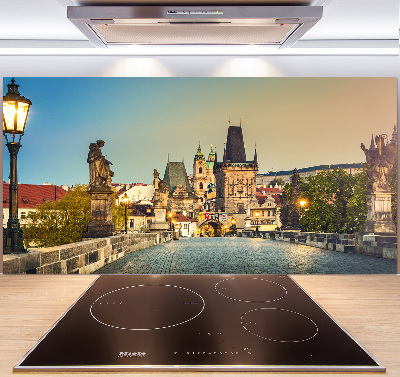 Küchen wandpaneel Prager Brücke, Tschechische Republik