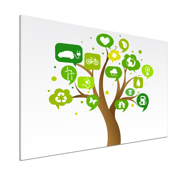 Küchen wandpaneel Ökologischer Baum