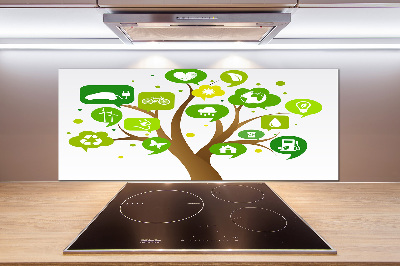 Küchen wandpaneel Ökologischer Baum