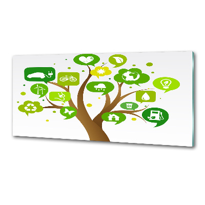 Küchen wandpaneel Ökologischer Baum