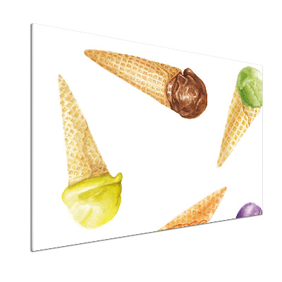 Platte für Küchenrückwand Eiscreme