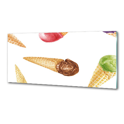 Platte für Küchenrückwand Eiscreme