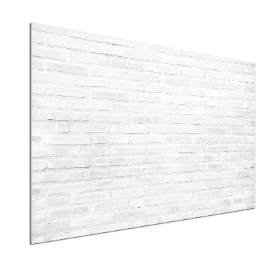 Glasrückwand für die küche Ziegelmauer