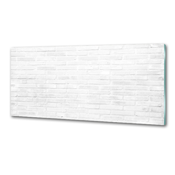 Glasrückwand für die küche Ziegelmauer