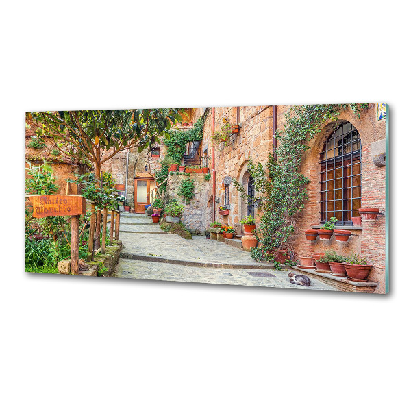 Glasrückwand für die küche Italienische Straßen