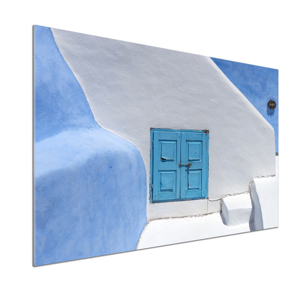 Platte für Küchenrückwand Santorini, Griechenland