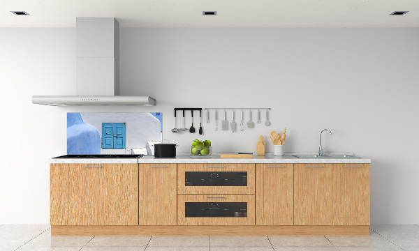 Platte für Küchenrückwand Santorini, Griechenland