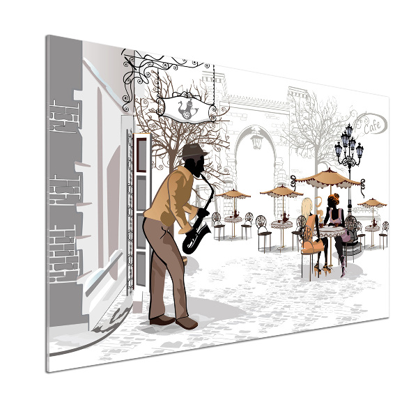 Küchen wandpaneel Straßenmusiker