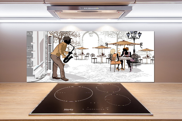 Küchen wandpaneel Straßenmusiker