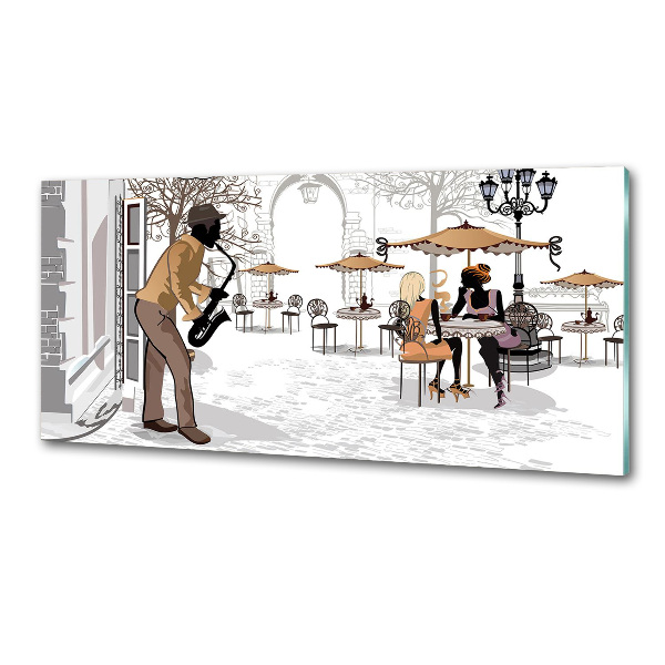 Küchen wandpaneel Straßenmusiker