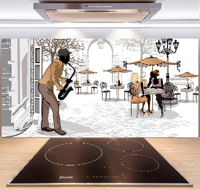 Küchen wandpaneel Straßenmusiker