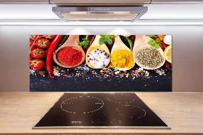Küchen wandpaneel Gewürzmischung