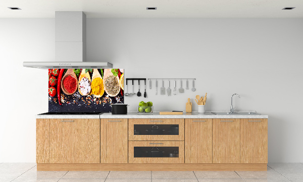 Küchen wandpaneel Gewürzmischung