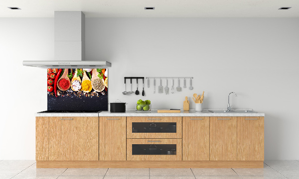 Küchen wandpaneel Gewürzmischung