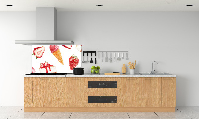 Glasrückwand für die küche Nachtisch