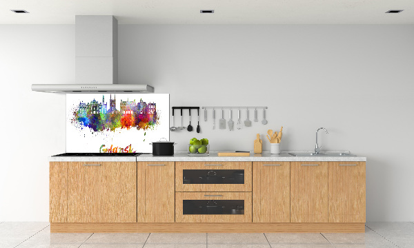 Platte für Küchenrückwand Farbenfrohes Danzig