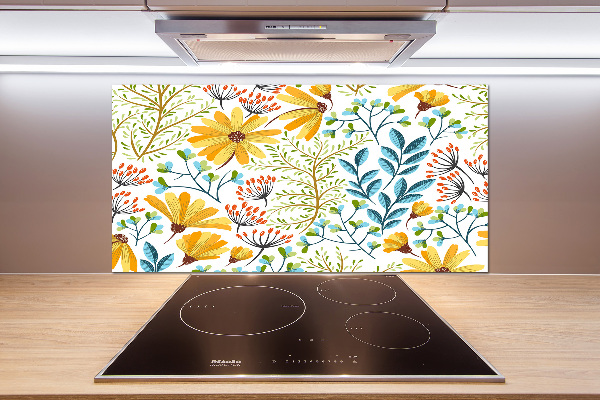 Platte für Küchenrückwand Frühlingsblumen