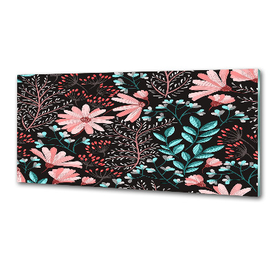 Küchen wandpaneel Frühlingsblumen