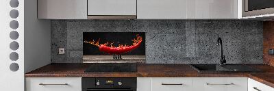 Platte für Küchenrückwand Chili-Pfeffer