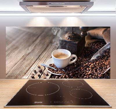 Platte für Küchenrückwand Morgenkaffee