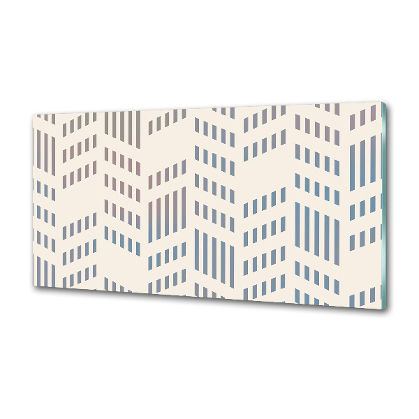 Glasrückwand für die küche Geometrischer Hintergrund