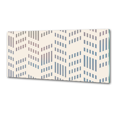 Glasrückwand für die küche Geometrischer Hintergrund