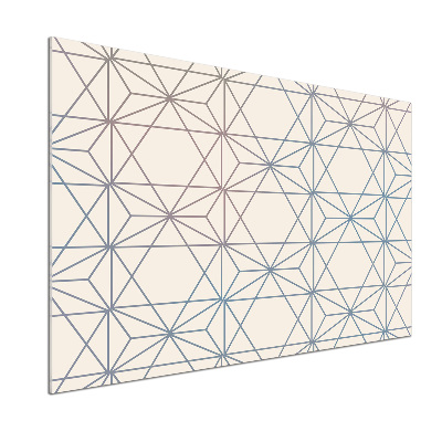 Platte für Küchenrückwand Geometrischer Hintergrund