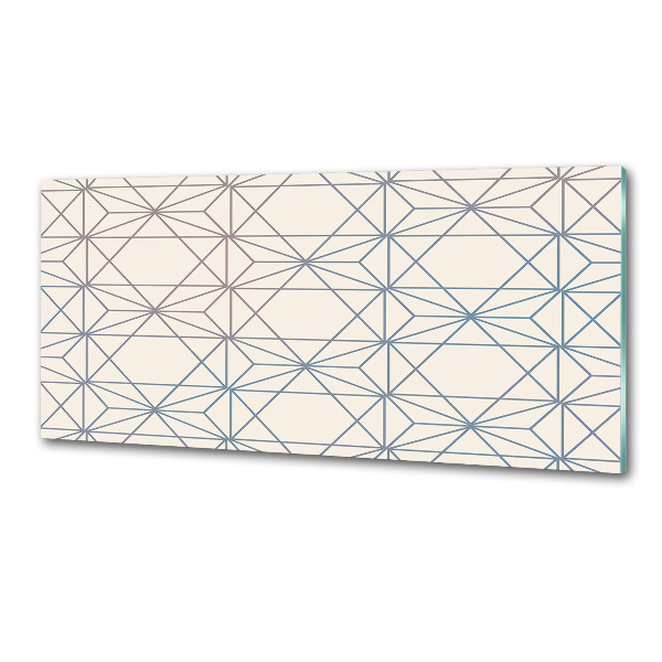 Platte für Küchenrückwand Geometrischer Hintergrund