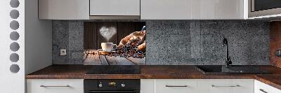 Küchen wandpaneel Eine Tasse Kaffee