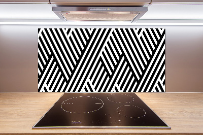 Glasrückwand für die küche Geometrischer Hintergrund