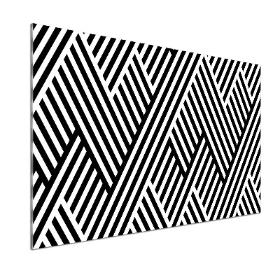 Glasrückwand für die küche Geometrischer Hintergrund