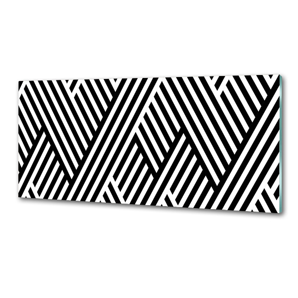 Glasrückwand für die küche Geometrischer Hintergrund