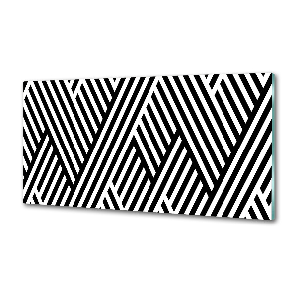 Glasrückwand für die küche Geometrischer Hintergrund