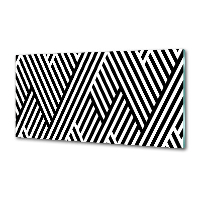 Glasrückwand für die küche Geometrischer Hintergrund